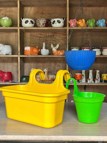Balcony/ Hanging Planters (बालकनी प्लांटर सेट) — planter for sale at Janki Vatika plant nursery, Talawali Chanda, Indore