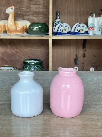 Ceramic Bud Vase (सेरामिक फूलदान) — decor for sale at Janki Vatika plant nursery, Talawali Chanda, Indore — Ceramic Homeware