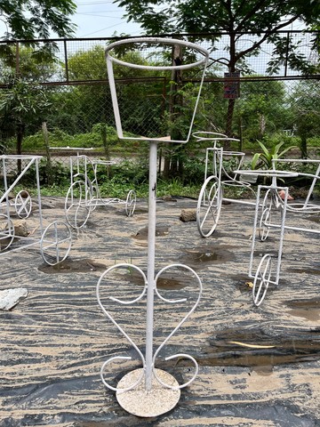 Pot Stand (लोहे का प्लांट स्टैंड) — stand for sale at Janki Vatika plant nursery, Talawali Chanda, Indore